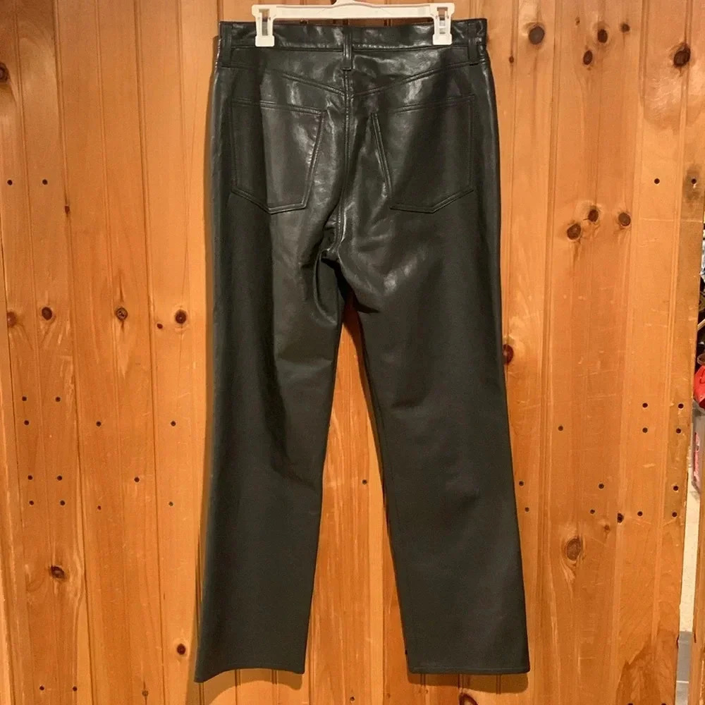 AGOLDE leather pants